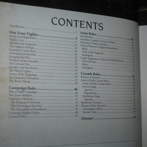 Warhammer Hardcover Book 40,000 40K War Zone Nachmund: Vigilus Alone 2409A7 - Picture 6 of 11